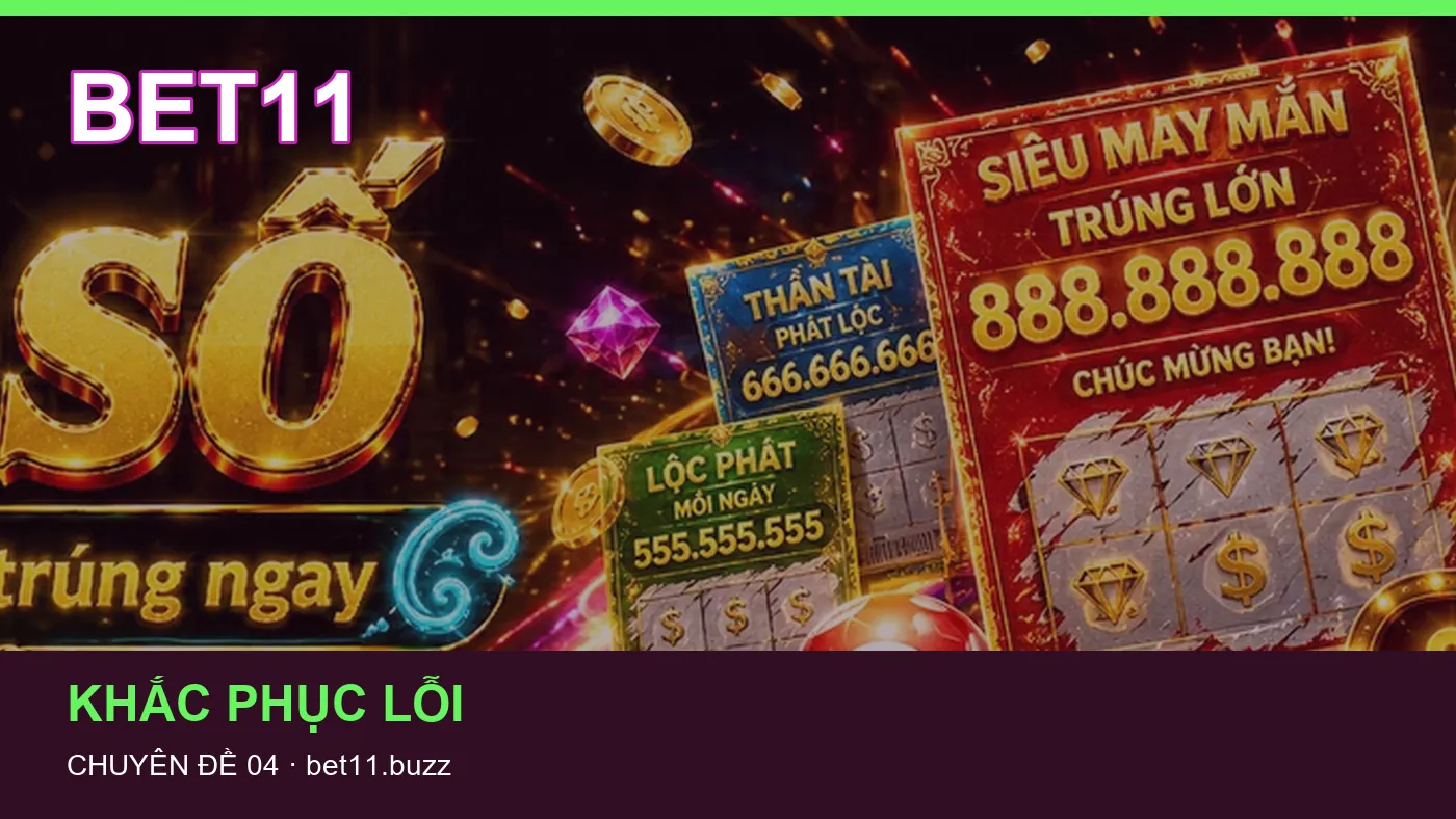 Danh sách kiểm tra thông tin Cài đặt dành cho người đọc BET11